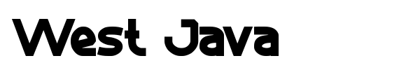 West Java font preview